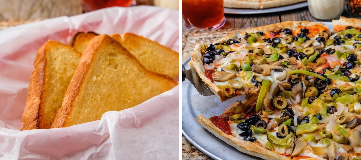 Pizza Parlour Van Buren Garlic Cheese Toast